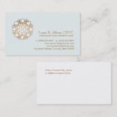 White Lotus Wellness Healing Arts Carte de visite (Devant / Derrière)