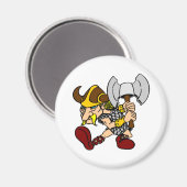 White Mad Viking2 Magneet (Voorkant / Achterkant)