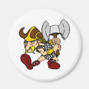 White Mad Viking2 Magneet