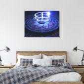 White Magic Canvas Afdruk (Insitu (Slaapkamer))