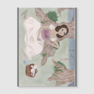 White Magic Poster Magnet