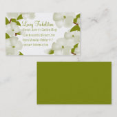 White Magnolia Blossom Visitekaartje (Voorkant / Achterkant)