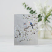 White Magnolia Briefkaart (Staand voorkant)