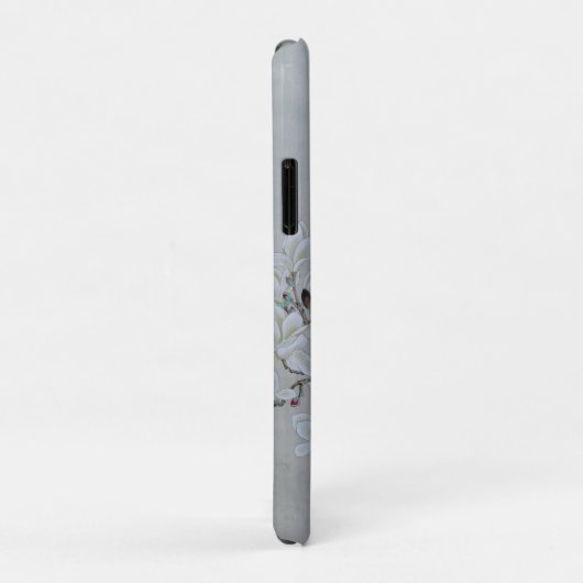 White Magnolia Case-Mate iPhone Case (Achterkant/rechts)