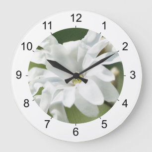 White Magnolia Flower Grote Klok
