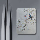 White Magnolia Magneet