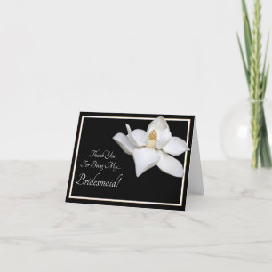 White Magnolia Mariage Merci D'Être Bridesmaid