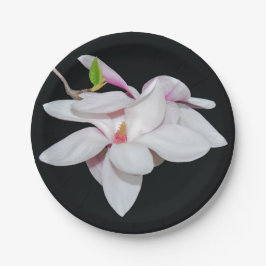 White Magnolia Papieren Bordje