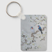 White Magnolia Sleutelhanger (Voorkant)