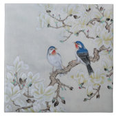 White Magnolia Tegeltje (Voorkant)