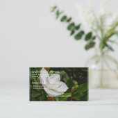 White Magnolia Visitekaartje (Staand voorkant)