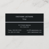 White Magnolia Visitekaartje (Achterkant)