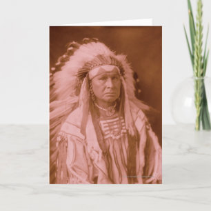 White Man draait hem - Crow Kaart