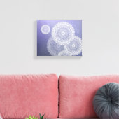 White Mandala Canvas Afdruk (Insitu (Woonkamer))