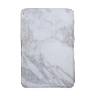 White marble Bath Mat
