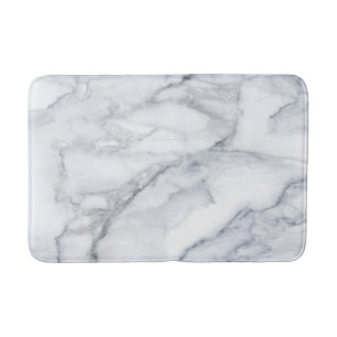 White Marble Carrara Calacatta Texture Badmat