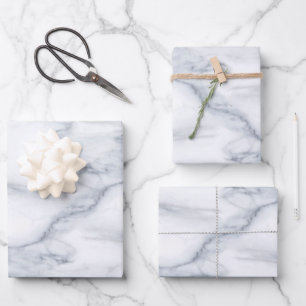 White Marble Carrara Calacatta Texture Inpakpapier Vel