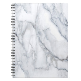 White Marble Carrara Calacatta Texture Notitieboek