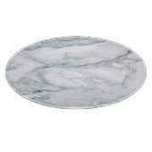 White Marble Carrara Calacatta Texture Snijplank (Hoek)