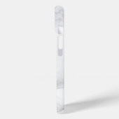 White Marble Carrara Texture Case-Mate iPhone Case (Achterkant / Links)