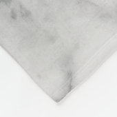 White marble Fleece Blanket (Hoek)