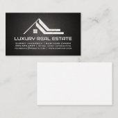 White Marble Gold House Roof Logo Visitekaartje (Voorkant / Achterkant)