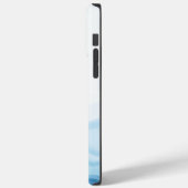 White Marble Hoesje-Mate iPhone 14 Pro Max Hoesje (Achterkant / Links)