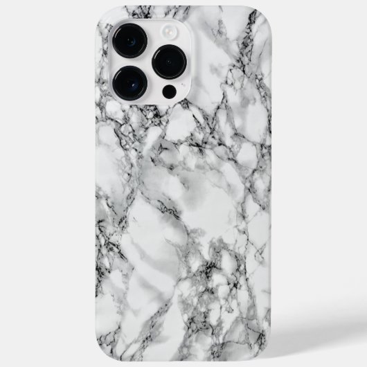 White Marble iPhone Case (Achterkant)