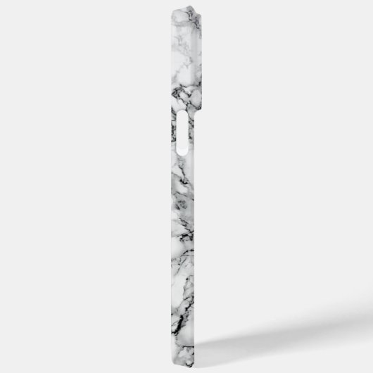 White Marble iPhone Case (Achterkant / Rechts)