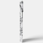 White Marble iPhone Case (Achterkant / Rechts)