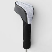 White Marble Kijk Golfheadcover (Schuin)