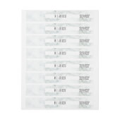 White Marble Minimalist Abstract Wedding Logo (Vel)