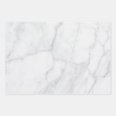 White marble Pattern Boho Chic Inpakpapier Vel (Voorkant 3)