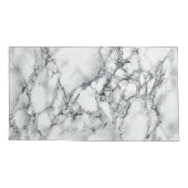 White Marble Pillow Cases Kussensloop (Achterkant-Links)