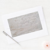 White Marble Rectangle Sticker (Envelop)