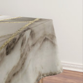 White Marble Rose Abstract Tafelkleed (Voorbeeld)