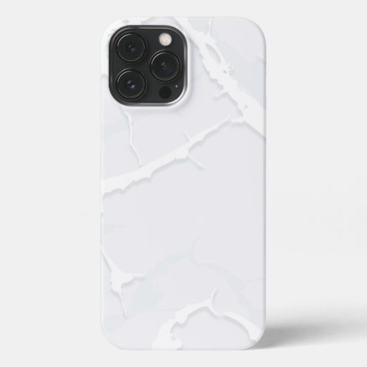 White Marble Scrap Elegant iPhone Hoesje (Achterkant)