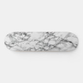 White Marble Skateboard (Horizontaal)