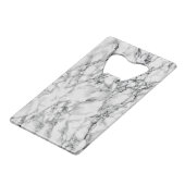 White Marble Stone Bottle Opener (Dos Angle)