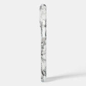 White marble Stone Case-Mate iPhone Case (Achterkant / Links)