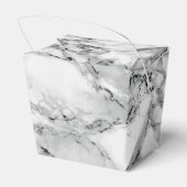White marble Stone Favor Box Gift Bedankdoosjes (Achterkant)
