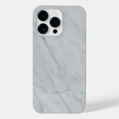 White Marble Stone iPhone 14 Pro Max iPhone Hoesje (Achterkant)