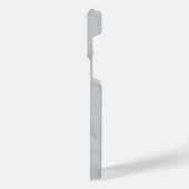 White Marble Stone iPhone 14 Pro Max iPhone Hoesje (Linkerkant)