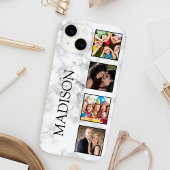 White Marble Stone Pattern Case-Mate iPhone Case