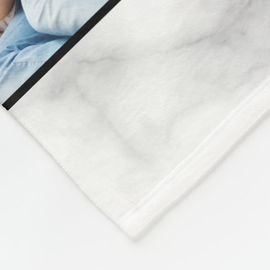White marble Stone Pattern Fleece Deken (Hoek)