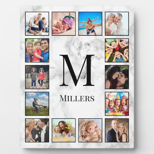 White marble Stone Pattern Fotoplaat (Voorkant)