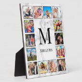 White marble Stone Pattern Fotoplaat (Zijkant)