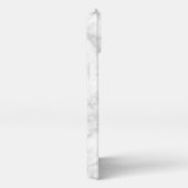 White Marble Stone Pattern iPhone Hoesje (Rechterkant)
