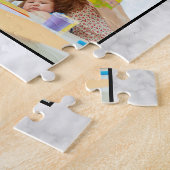 White marble Stone Pattern Legpuzzel (Zijkant)