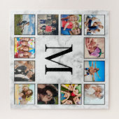 White marble Stone Pattern Legpuzzel (Horizontaal)